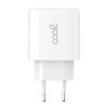 Carregador de Rede Universal Fast Charger Dual (PD) USB + Type-C COOL (45W) Branco