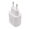 Carregador de rede Universal Fast Charger (PD) Dual Type-C / USB COOL (20W) Branco
