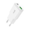 Carregador de Rede Universal Fast Charger (PD) Dual Type-C / USB COOL (30W) Branco