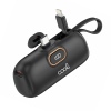 Power Bank 5000 mAh COOL Cápsula Preto