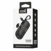 Power Bank 5000 mAh COOL Cápsula Preto