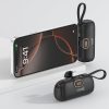 Power Bank 5000 mAh COOL Cápsula Preto