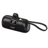 Power Bank 5000 mAh COOL Cápsula Preto