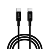 C031 Cabo USB universal COOL compatível TYPE-C a TYPE-C (1.2 metros) Preto 3 Amp