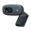 C270_HD Webcam Logitech C270 HD 720p/30fps USB Preta